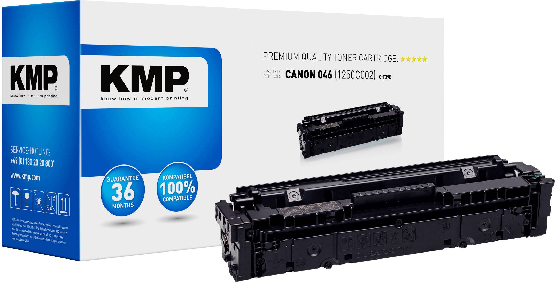 KMP Toner cartridge replaced 046 Black 2200 Sides C-T39B | Conrad.com