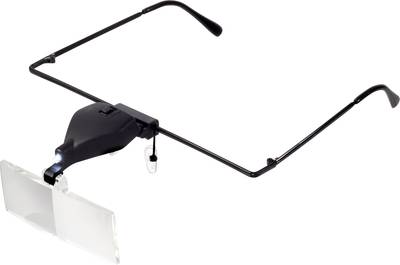 Toolcraft To Magnifier Glasses Incl Led Lighting Magnification 1 5 X 2 5 X 3 5 X Lens Size L X W 74 Mm X Conrad Com