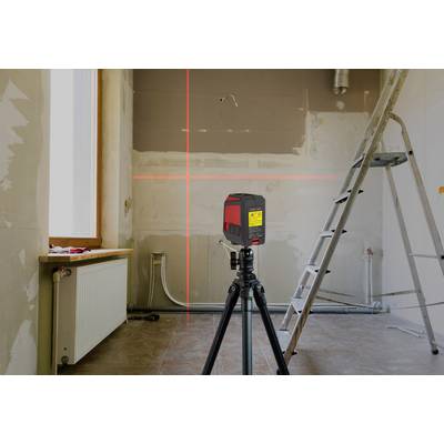 TOOLCRAFT CL12 Cross line laser Incl. bag, Self-levelling Range (max.): 12 m-15