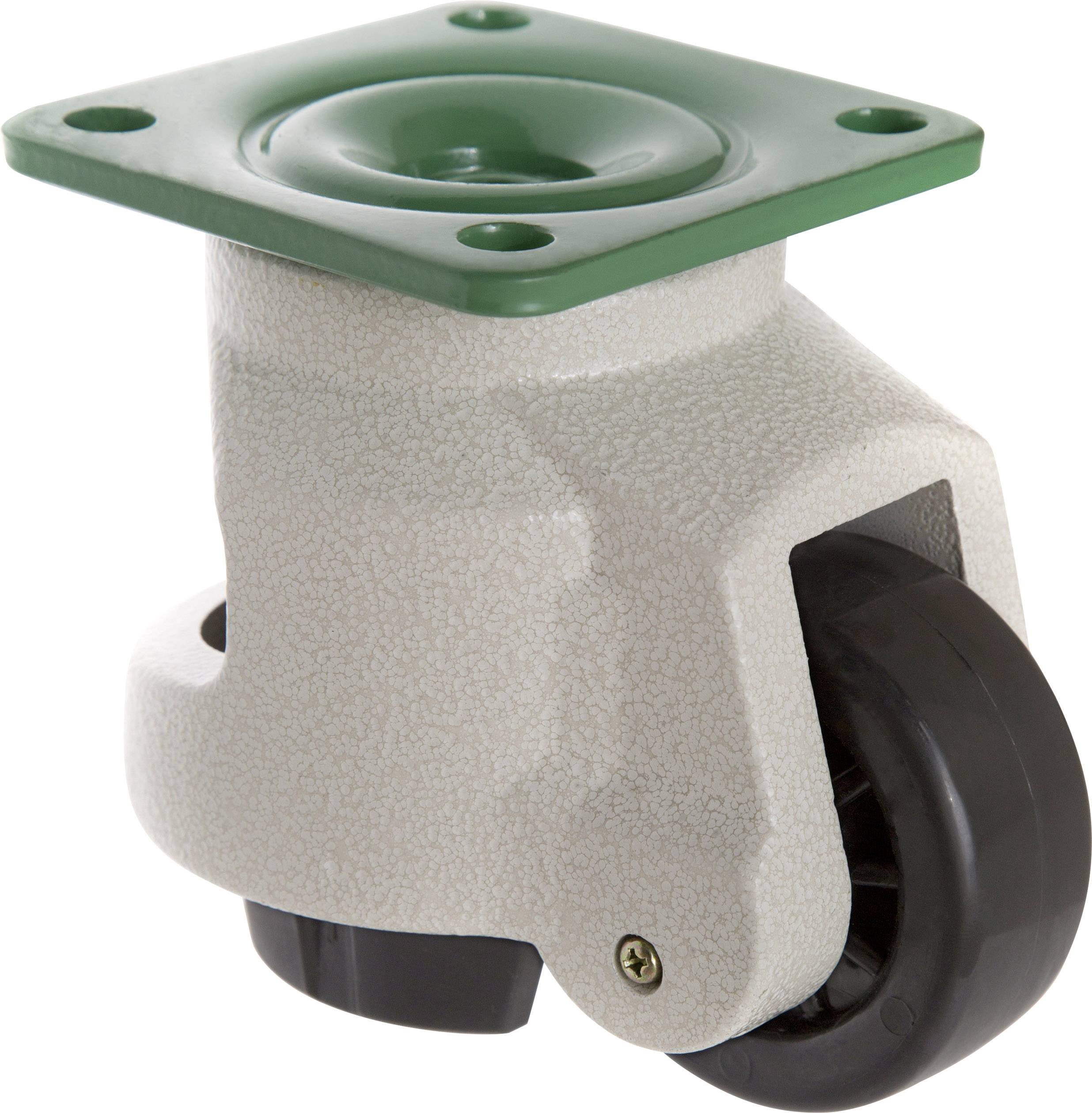 TOOLCRAFT TO-5137971 Swivel castor 73 mm, adjustable with mounting plate Load capacity (max.): 1000 kg