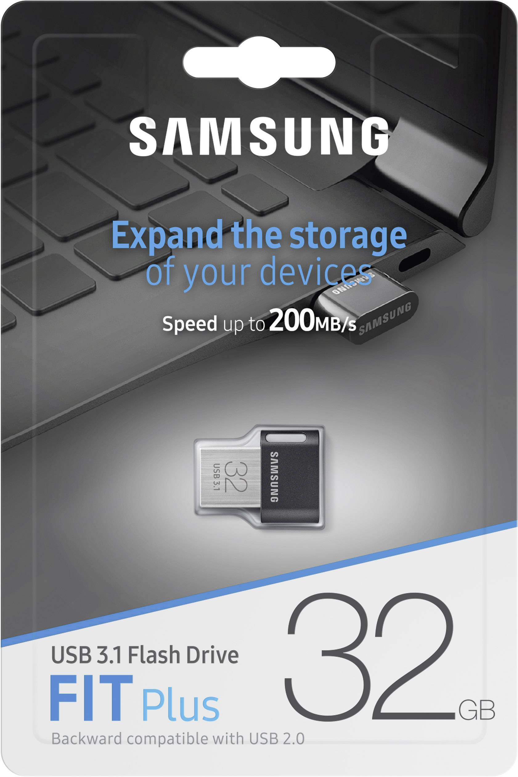 Samsung FIT Plus USB stick 32 GB Anthracite MUF-32AB/EU USB A (USB 3.2 2nd gen)-4