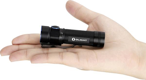 OLight S1A Baton LED (monochrome) Torch Belt clip, Wrist strap