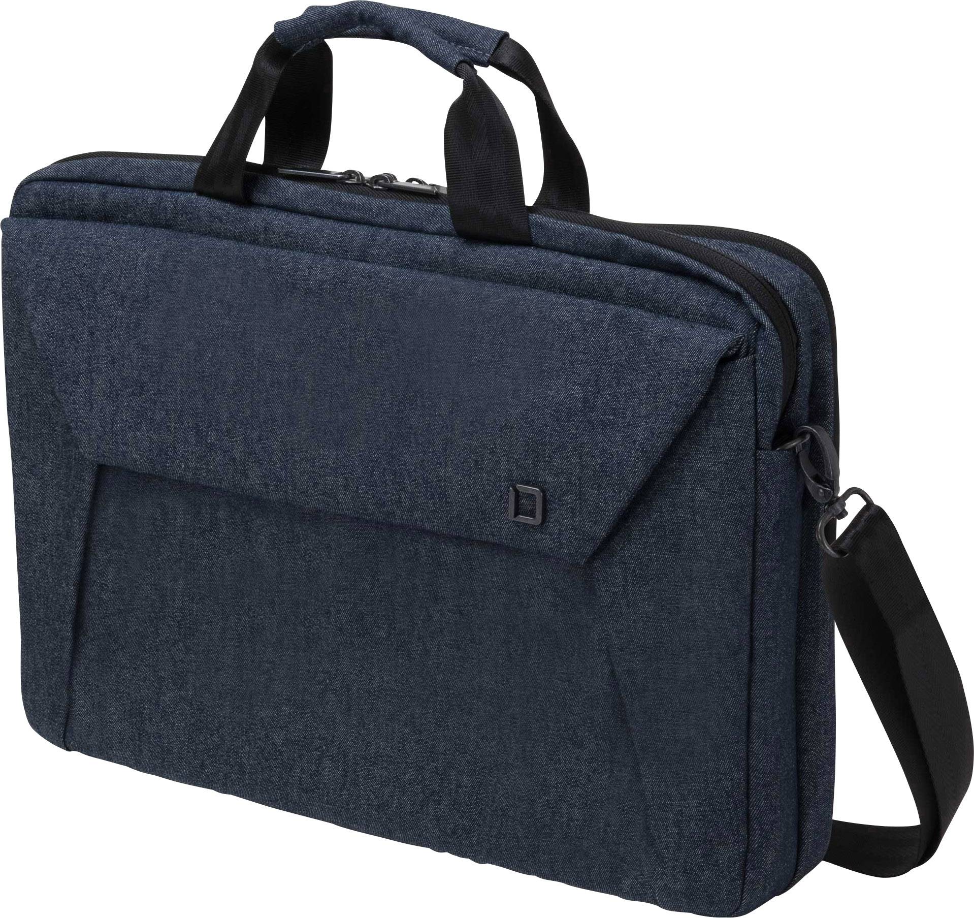 Dicota Laptop bag Dicota Slim Case Plus EDGE - Notebook-Ta Suitable for up to: 33,8 cm (13,3") Blue-0