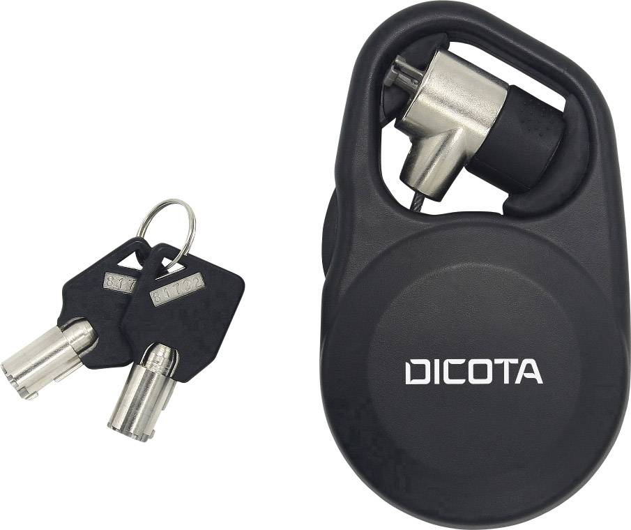 Dicota Laptop security lock Key lock Security TLock Retractable