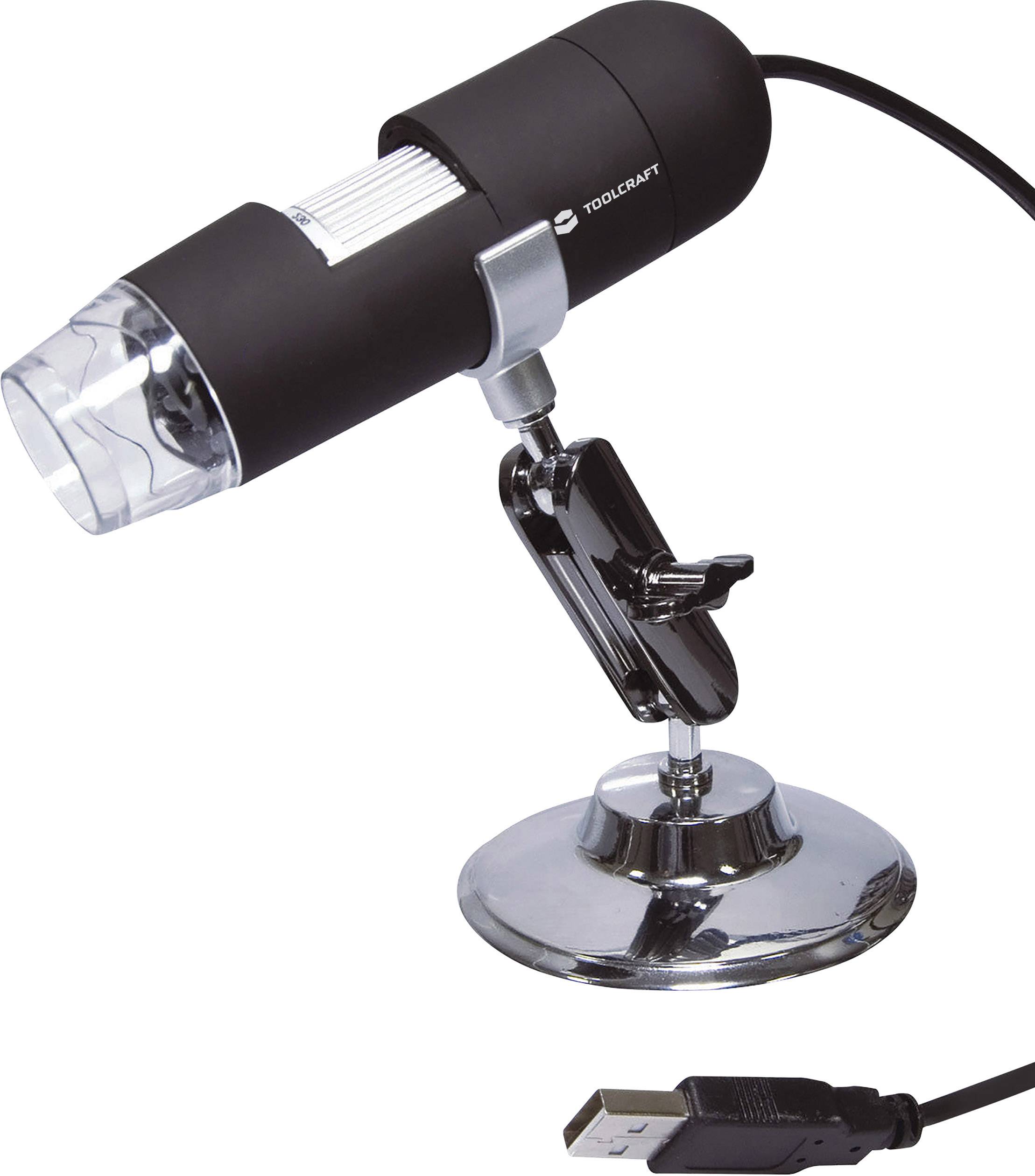 TOOLCRAFT USB microscope 2 MP Digital zoom (max.): 200 x
