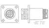 TE Connectivity 1977885-1 Bullet connector Sleeve plug Total number of pins: 37 Series (round connectors): CPC 1 pc(s)