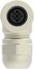 TE Connectivity T4112012021-000 Sensor/actuator connector M12 Socket, right angle No. of pins (RJ): 2 1 pc(s)
