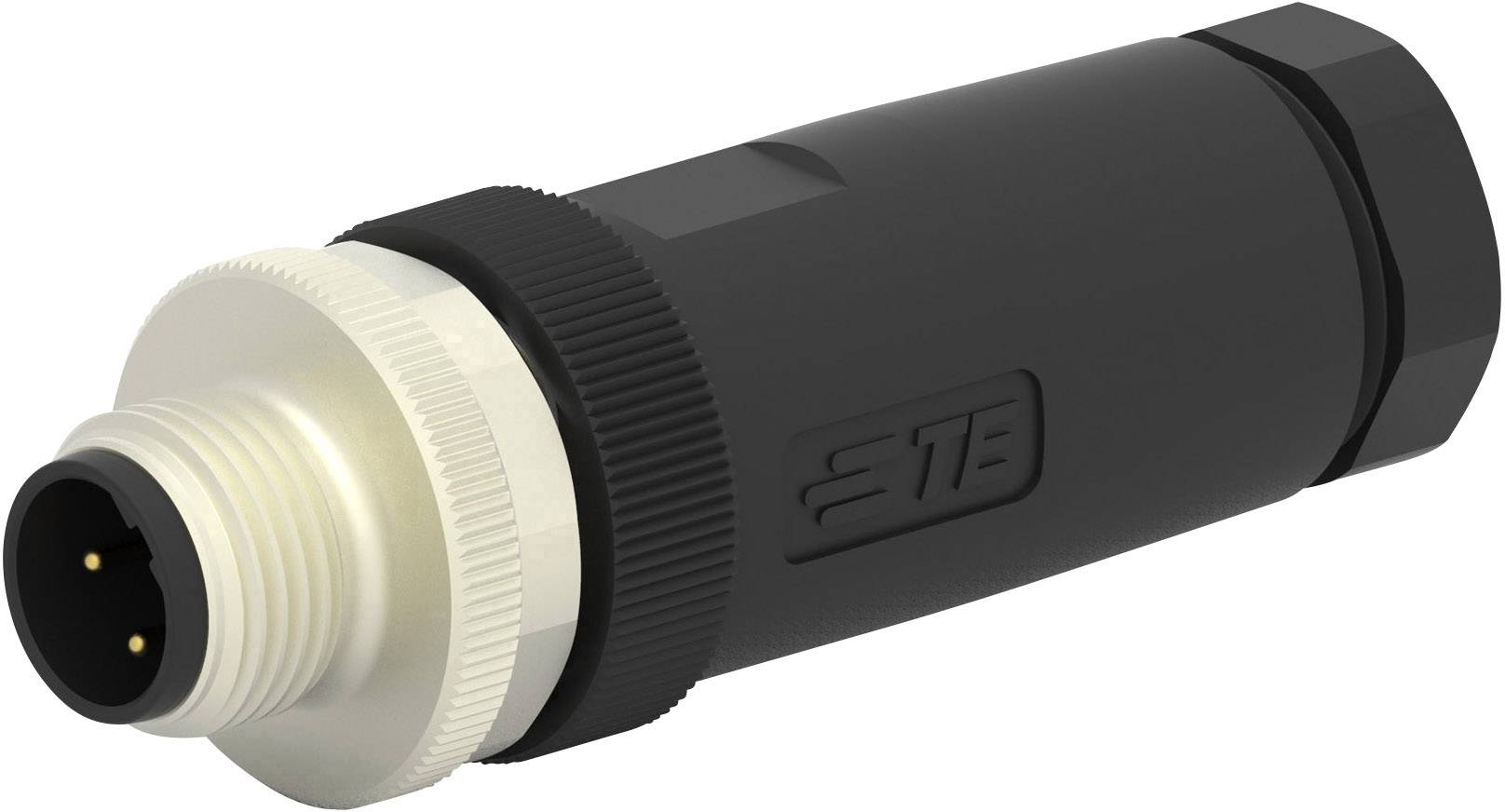 TE Connectivity T4111402041-000 Sensor/actuator connector M12 Plug, straight No. of pins (RJ): 4 1 pc(s)