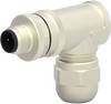 TE Connectivity T4113012021-000 Sensor/actuator connector M12 Plug, right angle No. of pins (RJ): 2 1 pc(s)