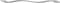 A grey, wavy line on a white background.