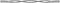 A plaited, grey decorative ribbon forming an endless pattern.