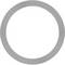 Grey circle on white background.