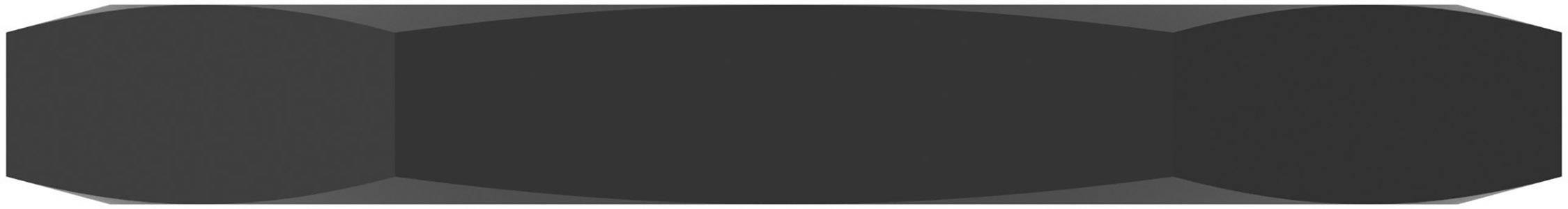 A black, elongated image with rounded corners; looks like a band or a stripe.