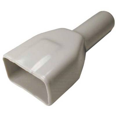 A grey adapter nozzle with a rectangular opening and a round connection end, likely for a vacuum cleaner.