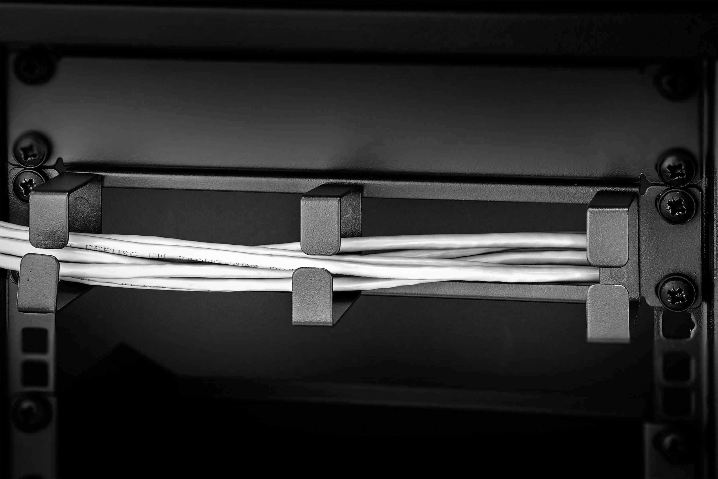 Renkforce RF-3429154 10 inch Server rack cabinet cable duct 1 U Black