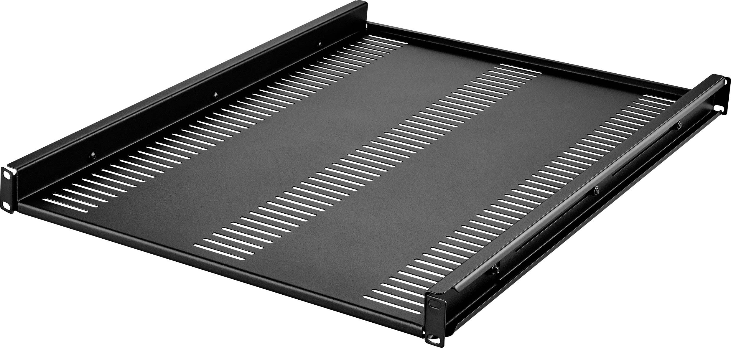 Renkforce RF-3429164 19 inch Server rack cabinet shelf 1 U Fixed Suitable for (cabinet depths): > 1000 mm Black-2