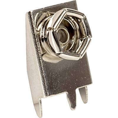 Metal hex-head screw with a shiny surface, standing upright, demonstrates a simple fastening solution for various applications.