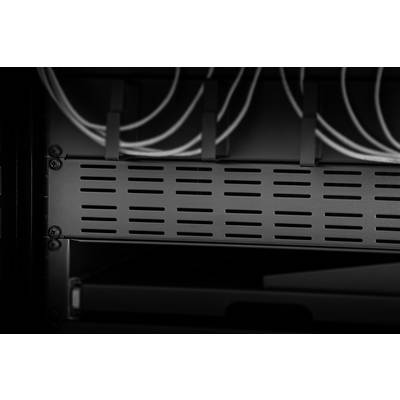 Renkforce RF-3429460 19 inch  Server rack cabinet blind  2 U  with air vents  Dark grey