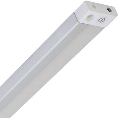 A rectangular LED light bar with a switch on one side.
