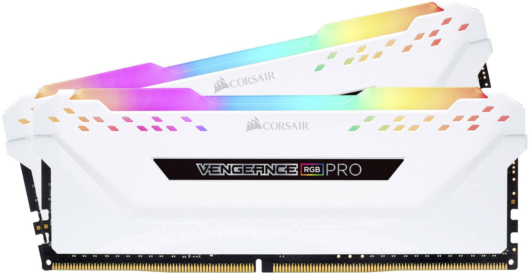 Corsair PC RAM kit Vengeance ® RGB PRO CMW16GX4M2C3600C18W 16 GB 2 x 8 GB DDR4 RAM 3600 MHz CL18-19-19-39