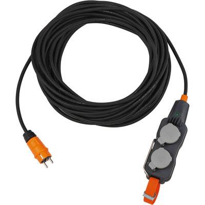 Brennenstuhl 9161150160 Current Cable extension 16 A Black, Orange 15.00 m H07RN-F 3G 1,5 mm²-0