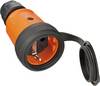 Brennenstuhl 9837550 Safety mains socket Plastic 230 V Black, Orange IP44