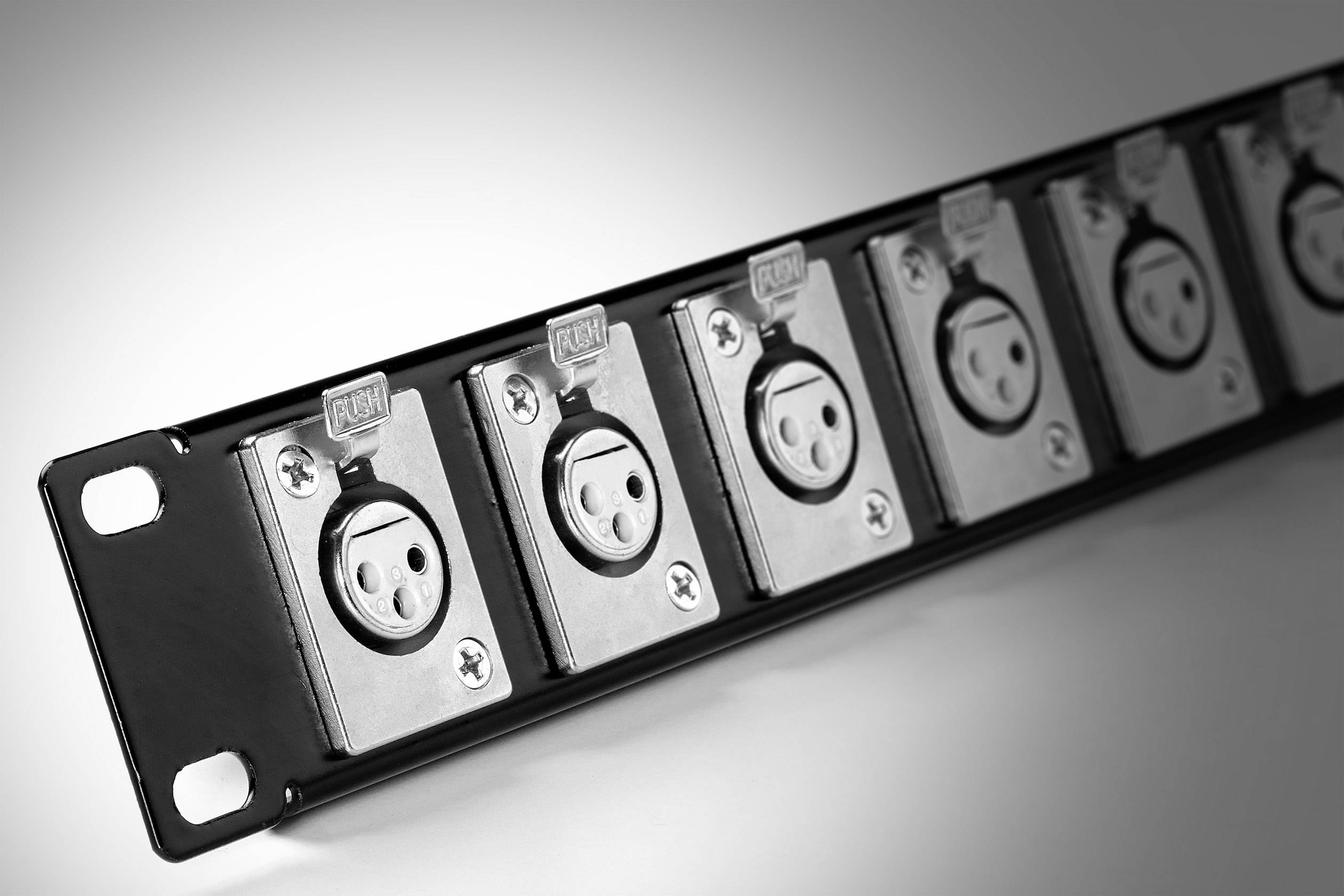 Renkforce 12 ports Patch box faceplate 483 mm (19") Unequipped 1 U Unequipped