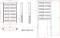 'Technical drawing of a metal component with slots, material thickness: 1.5 mm, dimensions and details specified in millimetres.'