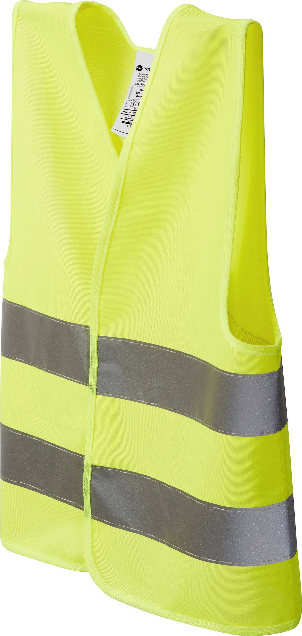 TOOLCRAFT TO5150550 Child safety vest neon yellow EN ISO 20471 EN ISO