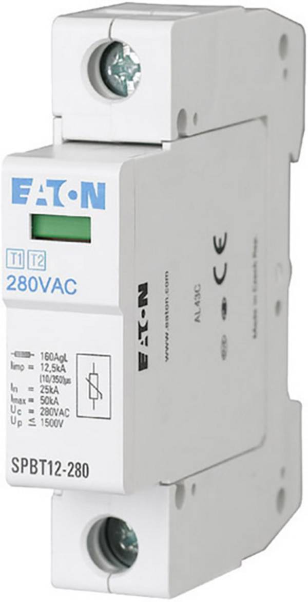 Eaton 158306 SPBT12-280/1 Surge arrester Surge protection for: Switchboards 1 pc(s)