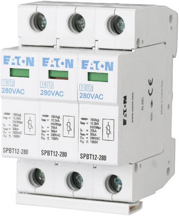 Eaton 158330 SPBT12-280/3 Surge arrester Surge protection for: Switchboards 1 pc(s)