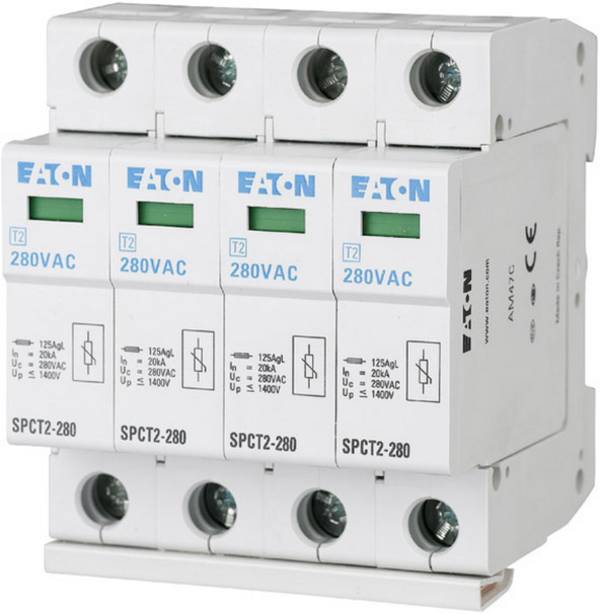 Eaton 167611 SPCT2-460/4 Surge arrester Surge protection for: Switchboards 20 kA 1 pc(s)
