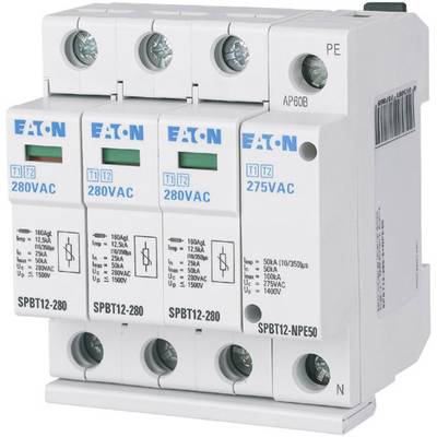 Eaton 184750 SPBT12-280-3+NPE50 Surge arrester  Surge protection for: Switchboards   1 pc(s)