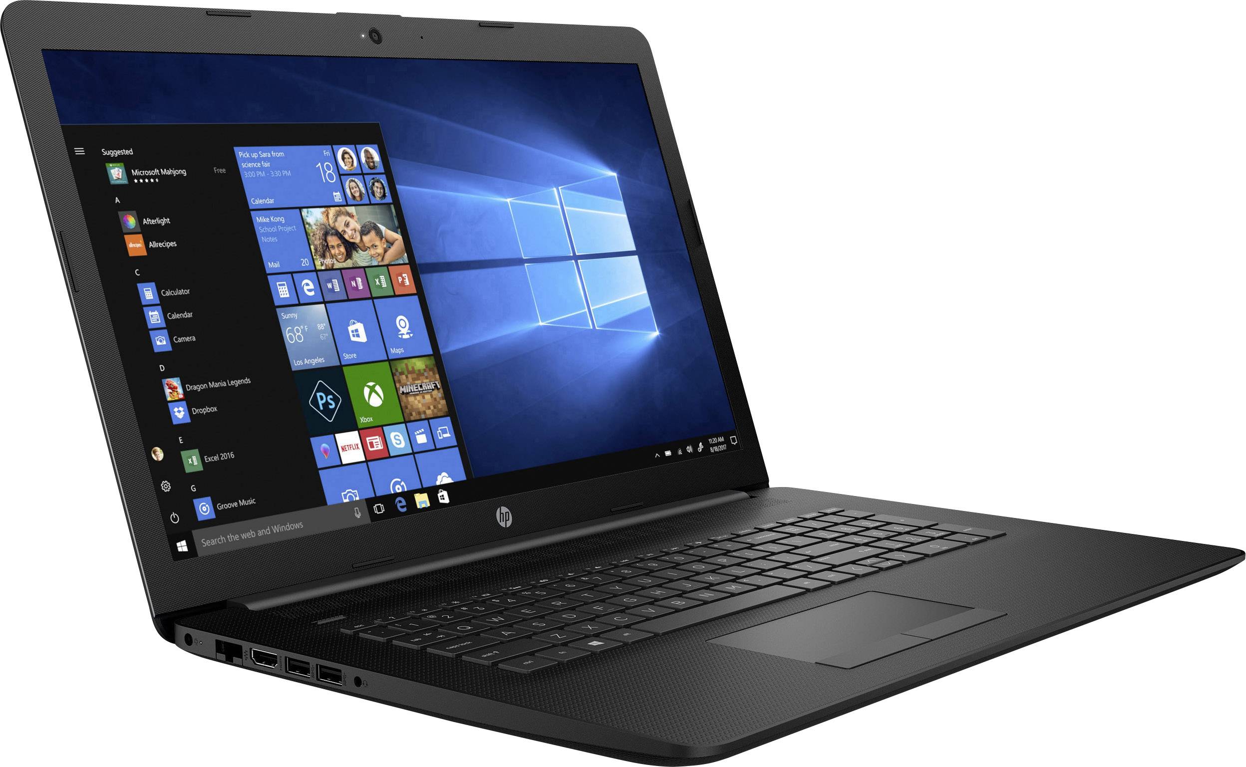 Hp Laptop 43 9 Cm 17 3 Inch Hd Amd A9 A9 9425 8 Gb Ram 1 Tb Hdd 128 Gb Ssd Amd Radeon 530 Black 4au07ea Abd Conrad Com