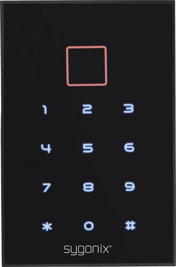 Sygonix SY-3435062 Code lock Surface-mount 12 V DC IP66 + backlit keypad, + touchscreen