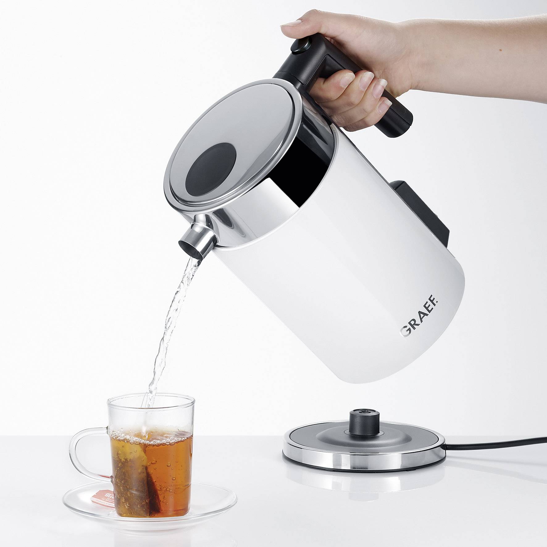 Graef WK701EU Kettle White, Stainless steel Capacity: 1.5 l-4