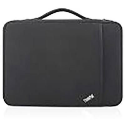 Black protective case for an electronic device with carrying handle, minimalist design.