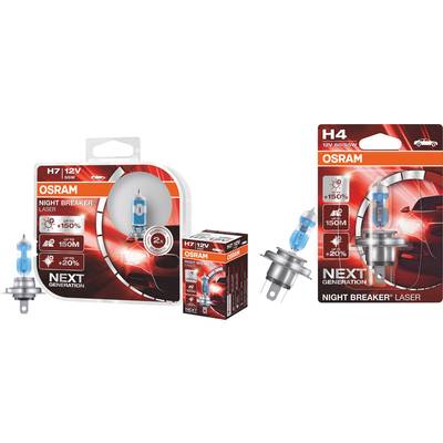 Buy OSRAM 64193NL-HCB Halogen bulb Night Breaker Laser Next Gen H4 60/55 W  12 V