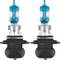 Two identical blue halogen lamps with the inscription 'Night Breaker', suitable for vehicle lighting, on a white background.