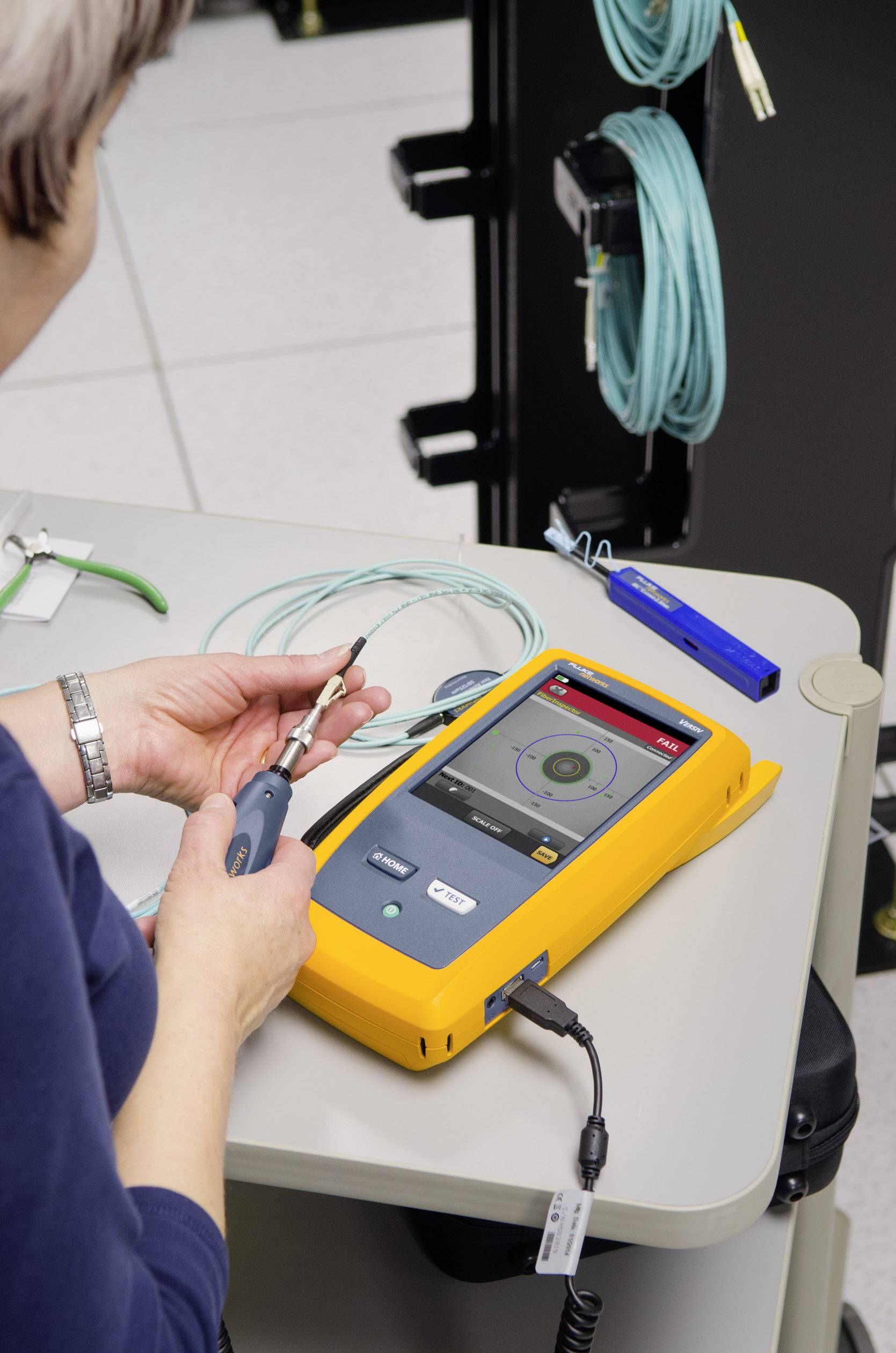 Glass fibre tester 4956036 Fluke Networks FI2-7000 INTL