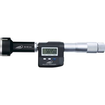 Digital calliper for 50-60 mm with LCD display showing '56.450'. Silver and black casing with manufacturer's logo.