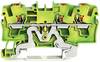 WAGO 2204-1307 PG terminal 6.20 mm Push-in connector Green, Yellow 50 pc(s)