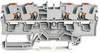 WAGO 2204-1401 Continuity 6.20 mm Push-in connector Grey 50 pc(s)