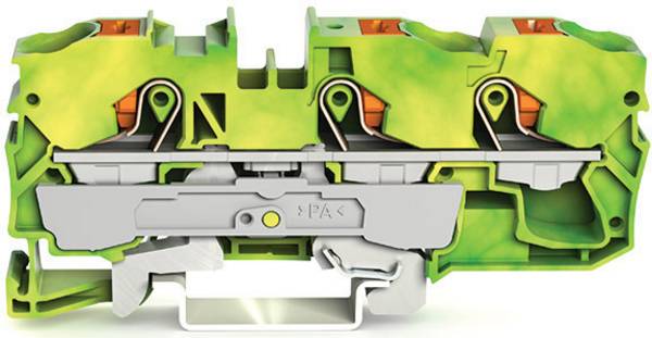 WAGO 2210-1307 PG terminal 10 mm Push-in connector Green, Yellow 25 pc(s)