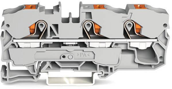 WAGO 2210-1301 Continuity 10 mm Push-in connector Grey 25 pc(s)