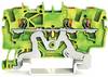 WAGO 2201-1307 PG terminal 4.20 mm Push-in connector Green, Yellow 100 pc(s)