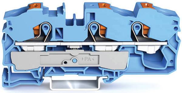WAGO 2216-1304 Continuity 12 mm Push-in connector  Blue 20 pc(s)