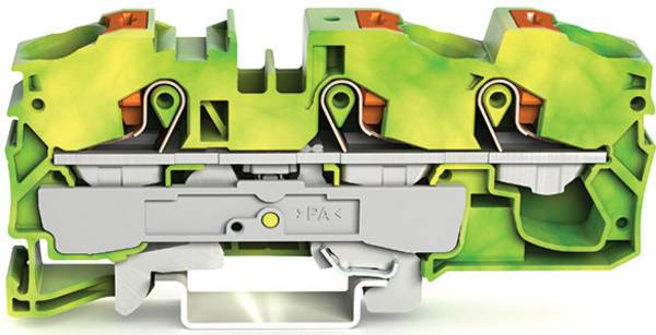 WAGO 2216-1307 PG terminal 12 mm Push-in connector Green, Yellow 20 pc(s)