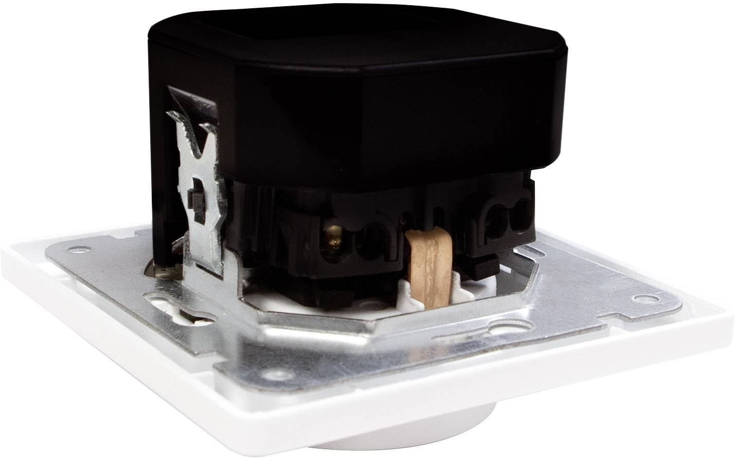 LogiLink PA0162 1x Flush-mount socket incl. USB, Child safety IP20 White-3