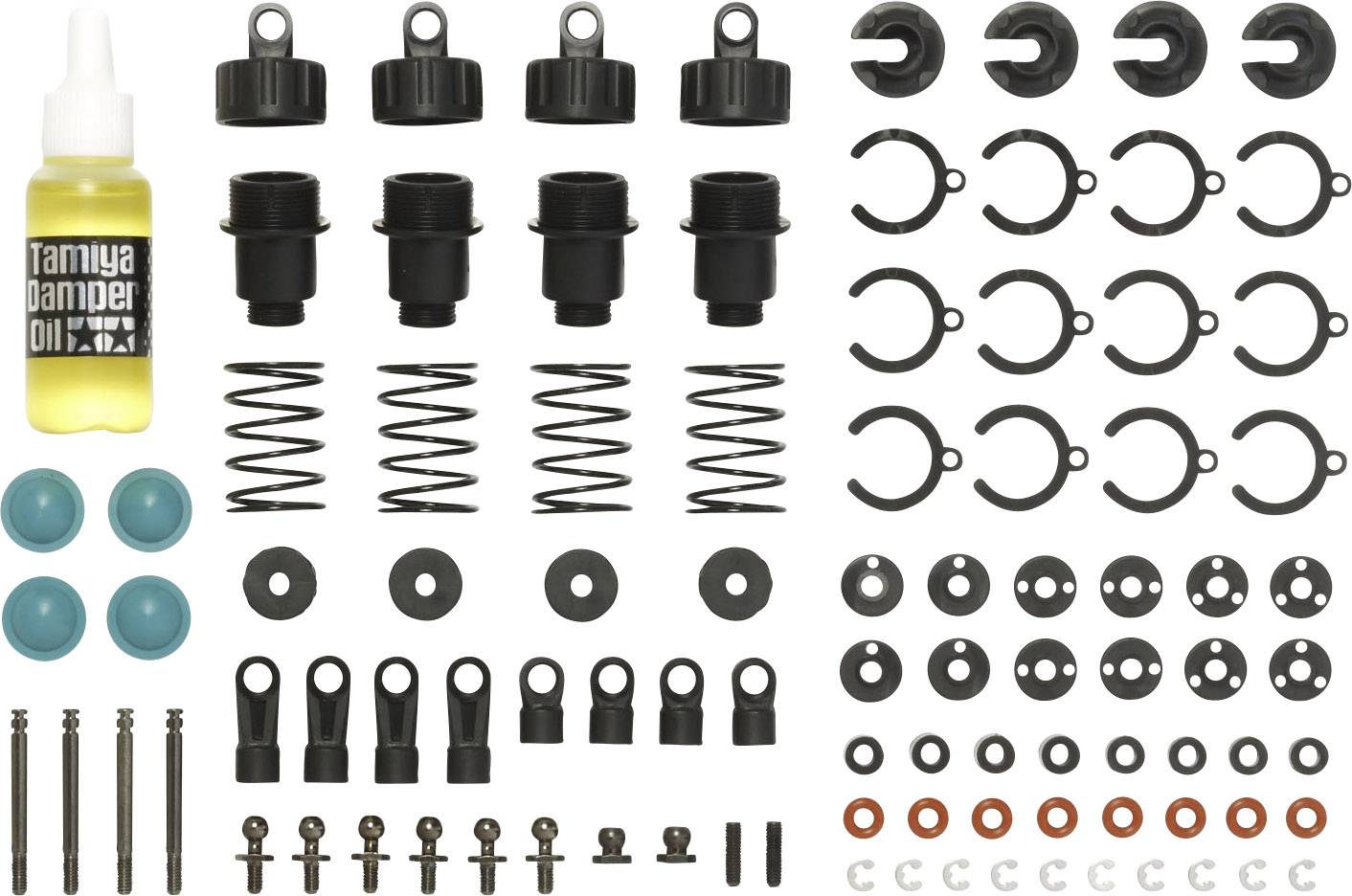 Tamiya 54753 Tuning part TT-02 Super Mini shock absorber set